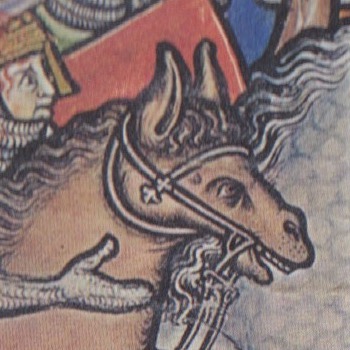 a thirteenth-century bridle.