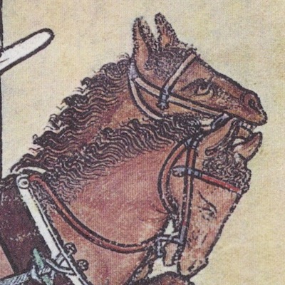 a thirteenth-century bridle.